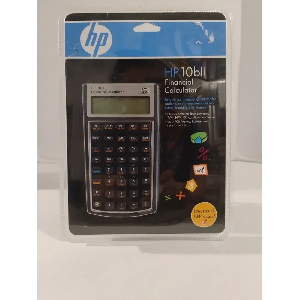 Authentic HP 10bII Financial Calculator For Students & Professionals NEW